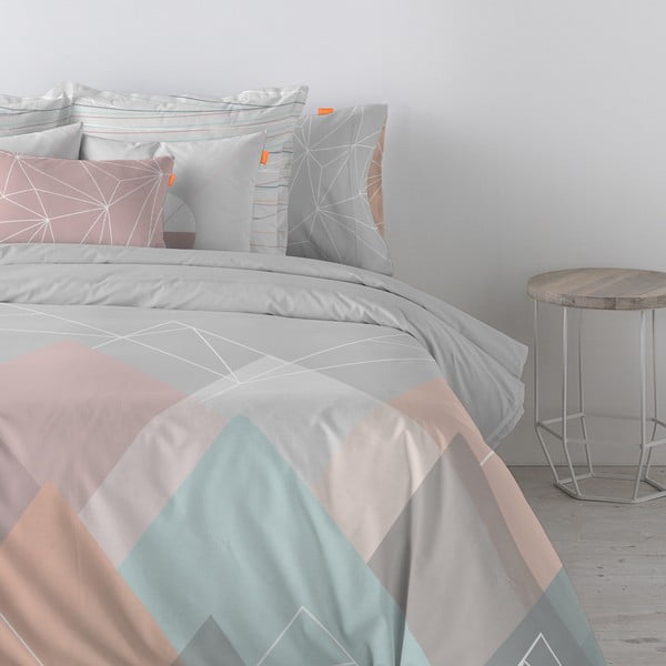 Комплект от 2 памучни калъфки за възглавници Range - Blanc-image-4