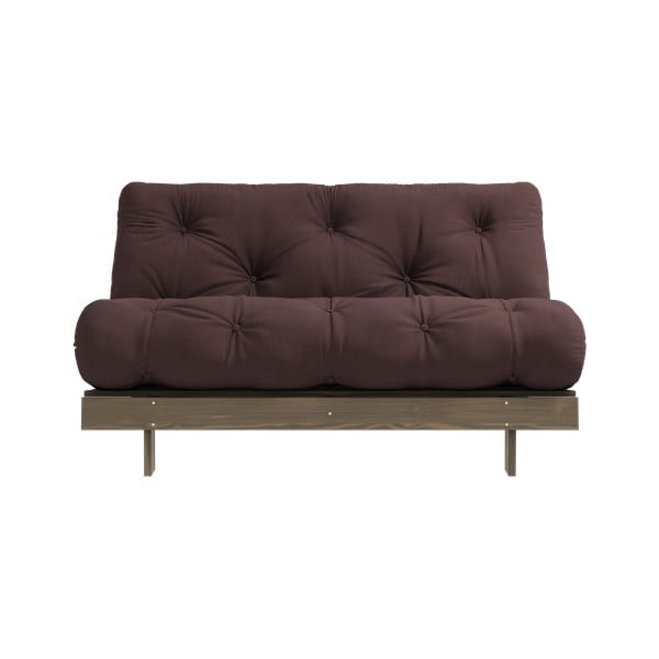 Тъмнокафяв разтегателен диван 160 cm Roots - Karup Design