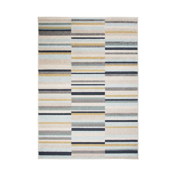 Сив и син килим Urban Lines, 200 x 275 cm - Flair Rugs