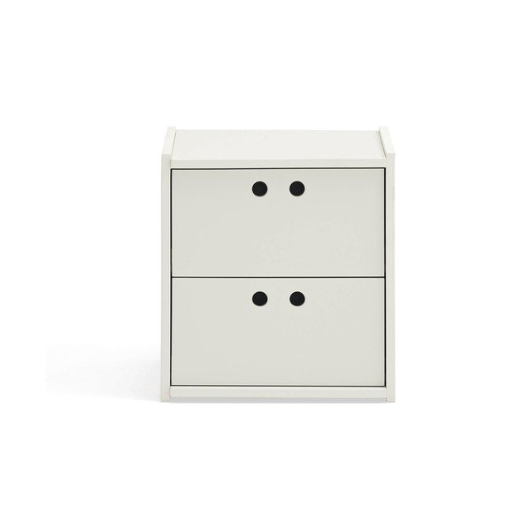 Кремаво нощно шкафче Wally – Teulat