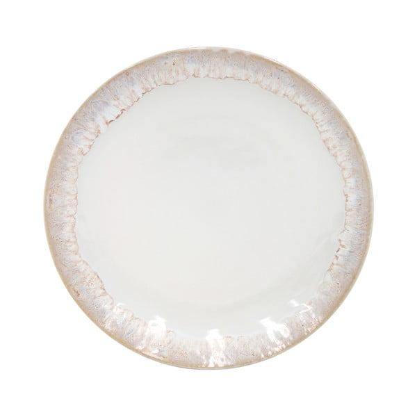 Бяла каменоделска десертна чиния Taormina, ⌀ 16,7 cm - Casafina
