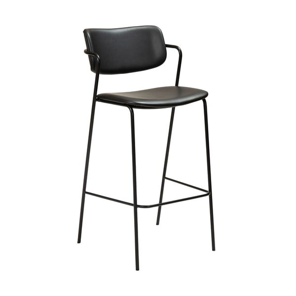 Черен бар стол от изкуствена кожа, височина 107 cm Zed - DAN-FORM Denmark