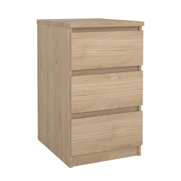 Скрин от дъбов декор в естествен цвят 40x70x50 cm Naia – Tvilum-image-3