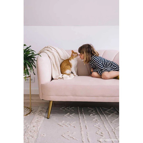 Бял ръчно изработен памучен килим подходящ за пране 170x240 cm Tribu Natural – Lorena Canals-image-4