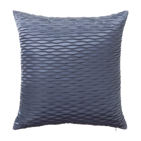 Modrý polštář Unimasa Waves, 45 x 45 cm