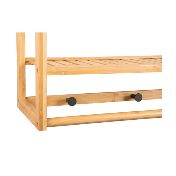 Бамбукова стенна закачалка с рафт в естествен цвят Sheer - Leitmotiv-image-3