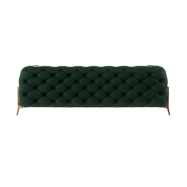 Тъмнозелен кадифен диван 225 cm Chelsea Bis – Ropez-image-3