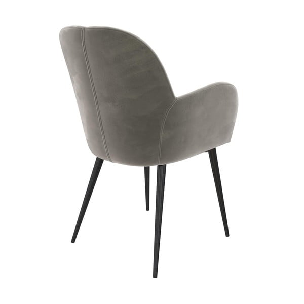 Сив тапициран трапезен стол Fitz – Støraa-image-2