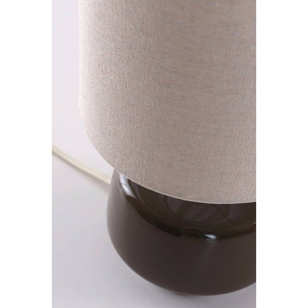Кафява/кремава керамична настолна лампа (височина 29 cm) Laila – Jotex-image-4
