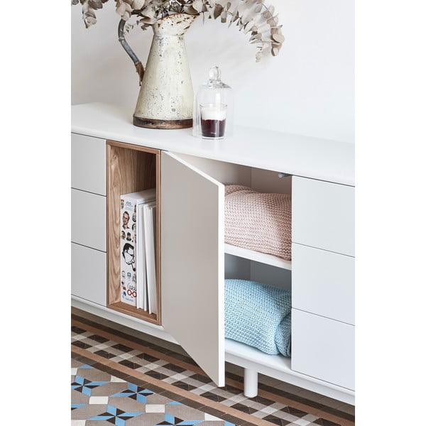 Кремав скрин 180x76x40 cm Corvo – Teulat-image-1