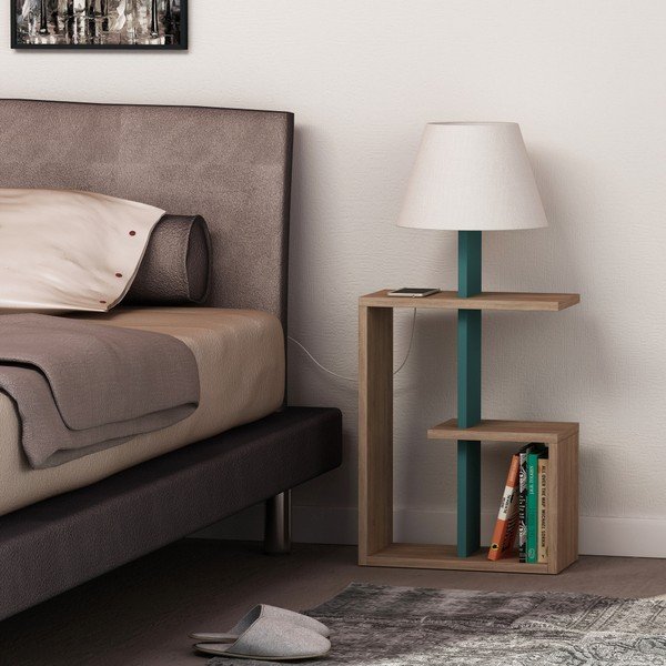 Tyrkysová volně stojící lampa Homitis Saly-image-3