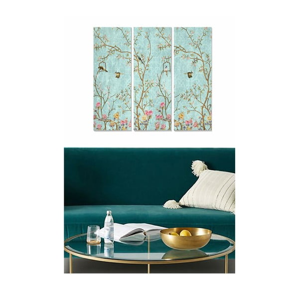 Картини в комплект от 3 бр. 20x50 cm - Wallity-image-1