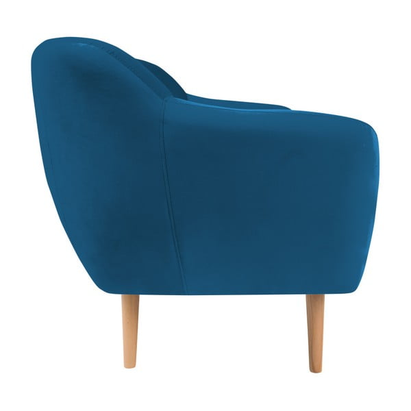 Modrá dvoumístná pohovka Mazzini Sofas Benito-image-2