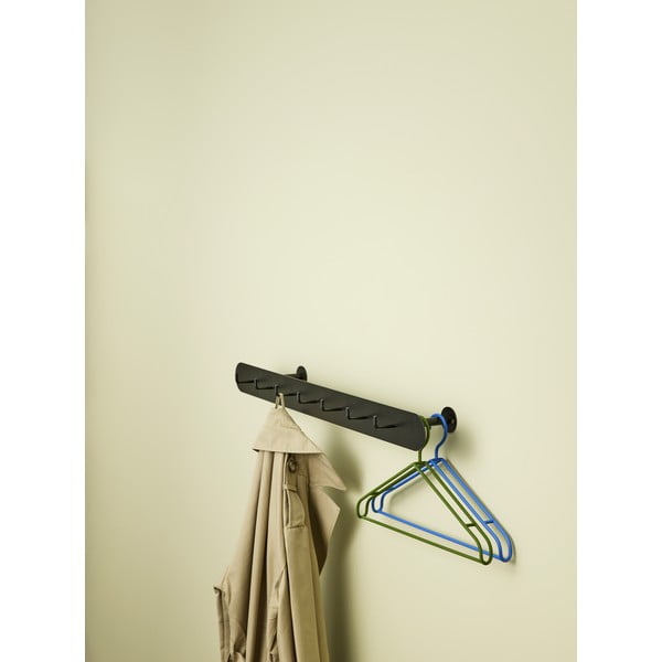 Черна метална стенна закачалка Hack – Hübsch-image-1