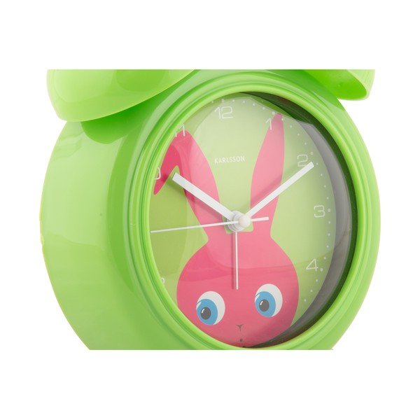 Детски будилник ø 15 cm Peekaboo Bunny – Karlsson-image-2