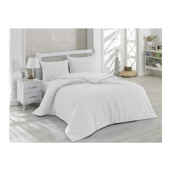 Памучно спално бельо с чаршаф за двойно легло Precioso, 200 x 220 cm - Mijolnir