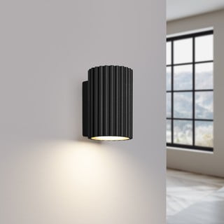 Черна стенна лампа Gleam – Nice Lamps