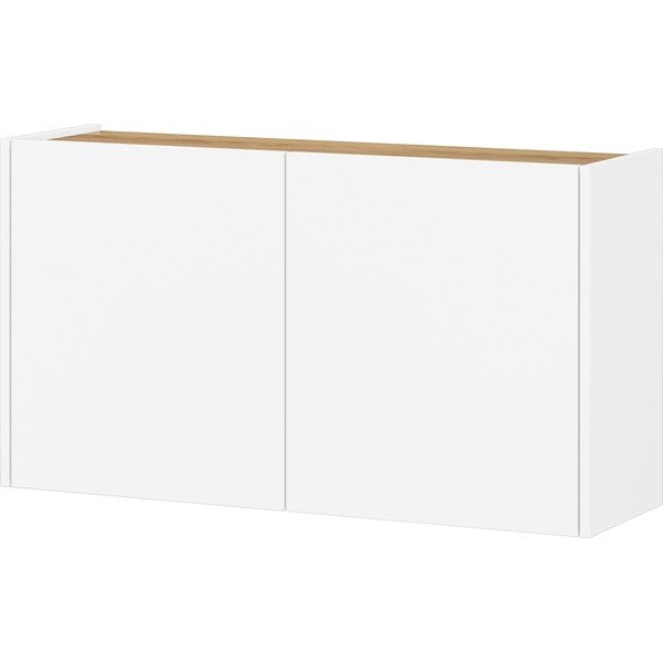 Бяло висящо шкафче от декор от дъб  93x52x29 cm Libbiano – Germania