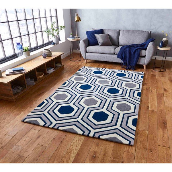 Килим Шестоъгълник, 120 x 170 cm Hong Kong - Think Rugs-image-4