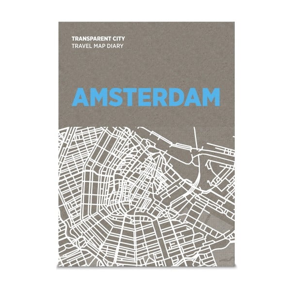 Карта за етикети Transparent City Amsterdam - Palomar