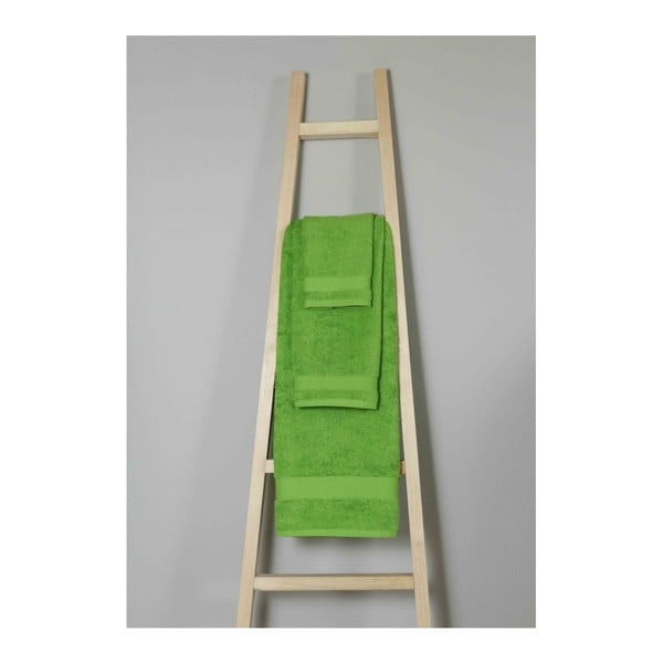 Комплект от 3 зелени памучни кърпи Relax - My Home Plus