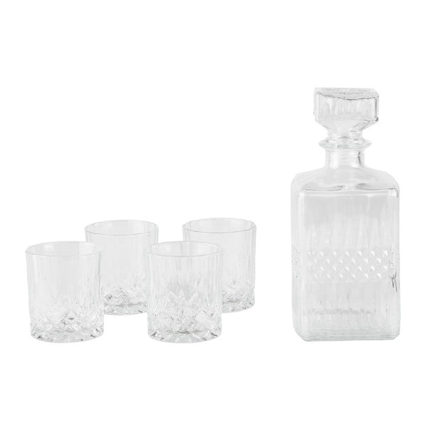 Комплект от 5 чаши и бутилки за уиски - KJ Collection