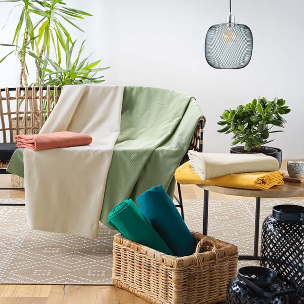 Синьо  покривало за легло 220x240 cm Lucile – douceur d'intérieur-image-4