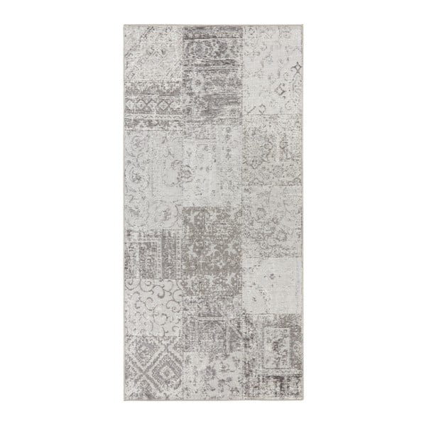 Постелка Denain в сиво и кремаво, 80 x 200 cm Pleasure - Elle Decoration