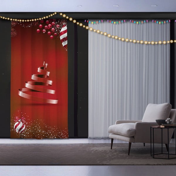 Коледна завеса Ribon Tree Коледна завеса, 140 x 260 cm - Unknown