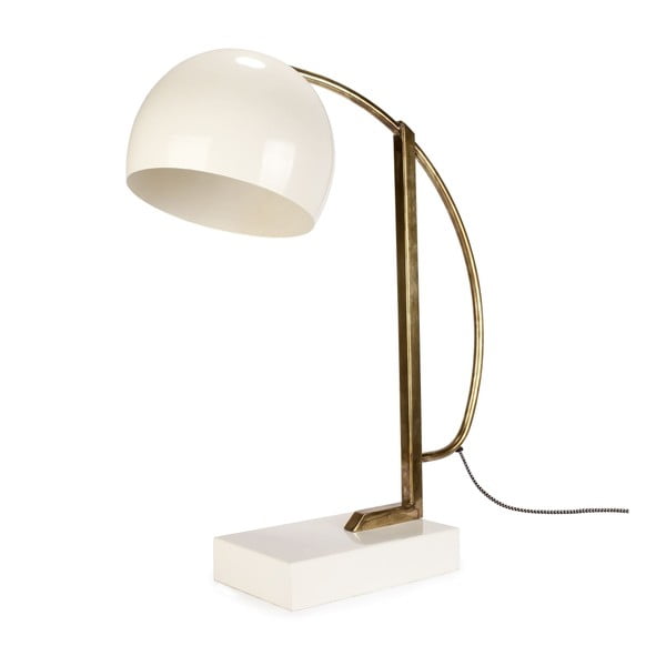 Bílá stolní lampa HF Living Antique