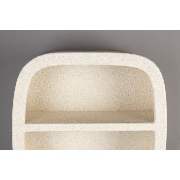 Кремав стенен рафт на няколко нива 54 cm Veda – Dutchbone-image-4