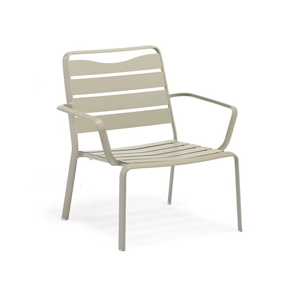 Сиво метално градинско кресло Spring – Ezeis