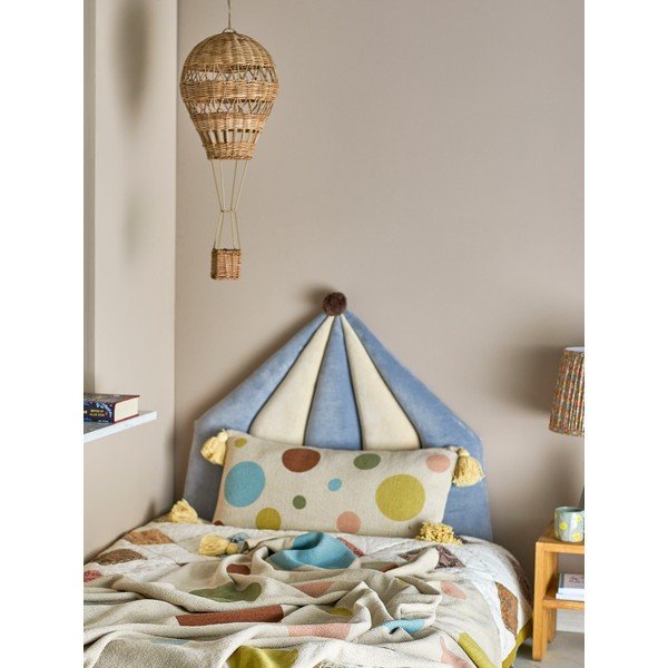 Кремаво бебешко одеяло 130x160 cm Clennie – Bloomingville Mini-image-4