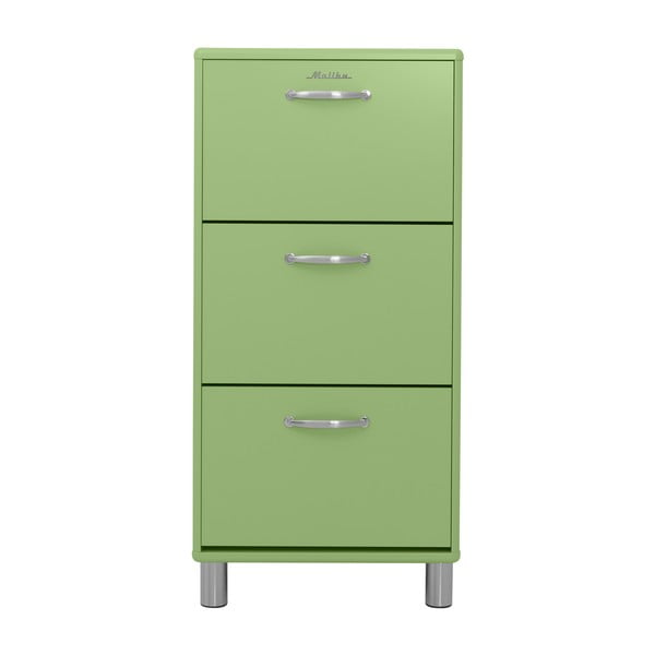 Зелен шкаф за обувки с панти Malibu - Tenzo-image-2