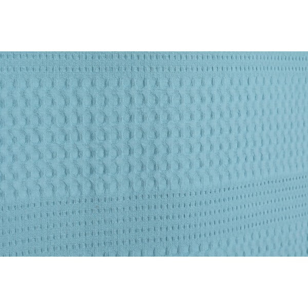 Синя памучна покривка за двойно легло , 220 x 240 cm Peacook - Mijolnir-image-4