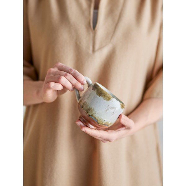 Глинени чаши в комплект от 4 бр. за капучино 200 ml Jade – Bloomingville-image-1