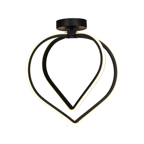 Черно метално LED осветително тяло за таван Pars – Squid Lighting-image-2