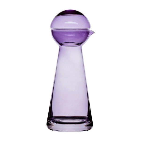 Karafa na víno Sagaform Birdie, 0,5 l, fialová