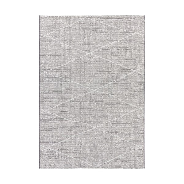Антрацитно-бежов килим, подходящ за външна употреба Curious Blois, 154 x 230 cm - Elle Decoration