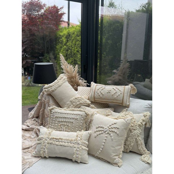 Памучна калъфка за възглавница 43x43 cm Seashells – Mioli Decor-image-3