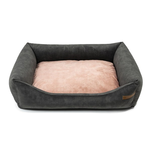 Розово/тъмносиво легло за кучета 75x85 cm SoftBED Eco L – Rexproduct