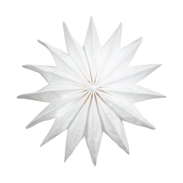 Бяло осветително тяло за таван с хартиен абажур ø 40 cm Dalia – WOOOD