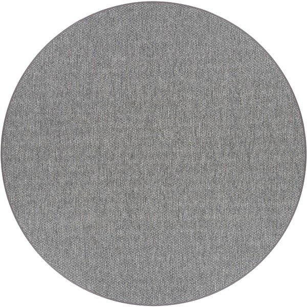 Сив кръгъл килим ø 160 cm Bono™ - Narma