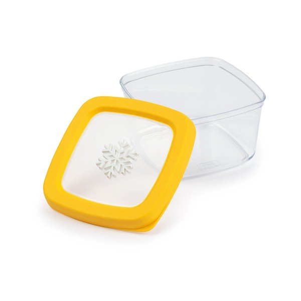 Žlutá dóza na potraviny Snips Snowflake, 0,5 l-image-2