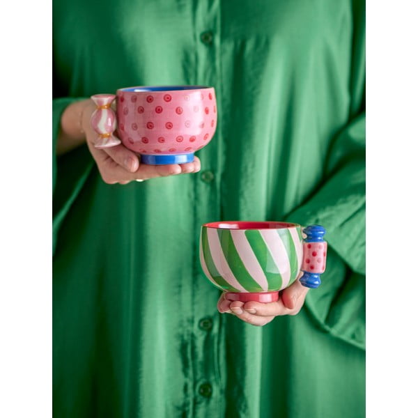 Глинени чаши в комплект от 2 бр. за еспресо с коледни мотиви 250 ml Caramella – Bloomingville-image-1