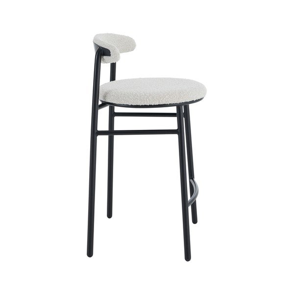 Кремав тапициран бар стол (височина на седалката 67 cm) Bloggny – Ellos Home-image-3