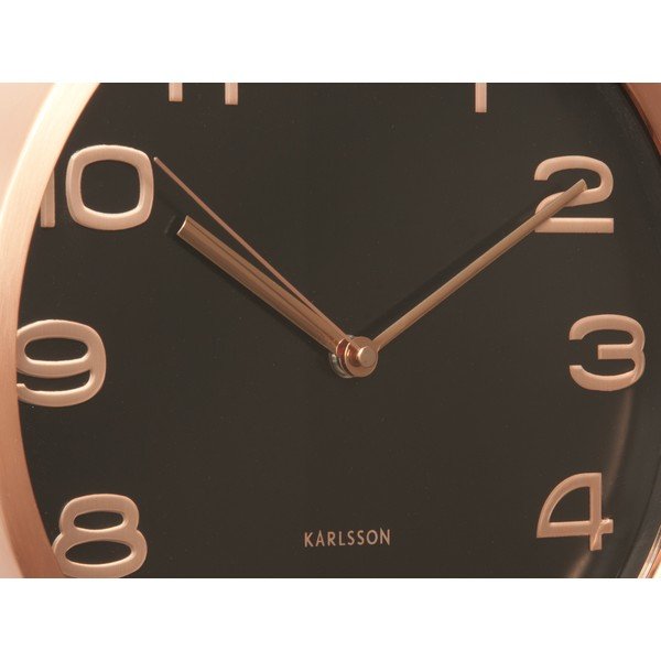 Černé hodiny Present Time Maxie Copper-image-1