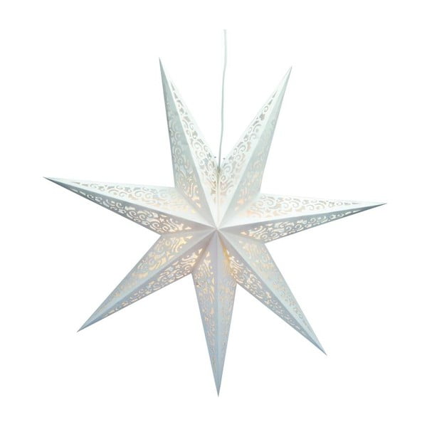 Svítící hvězda Vallby White, 75 cm