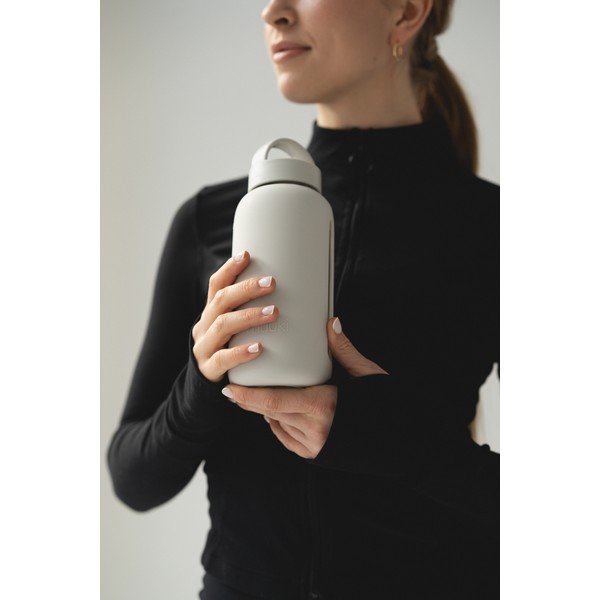 Бяла бутилка за пътуване  720 ml Nimbus Cloud – Muuki-image-3