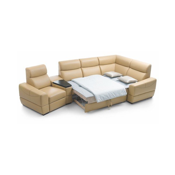 Kožená  rozkládací pohovka Etap Sofa Gran Vario Relax-image-1